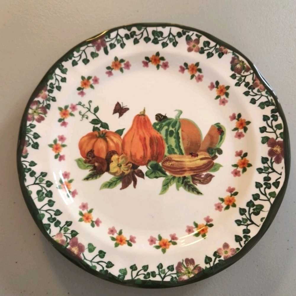 Set Of 4 Anthropologie Nathalie Lete Fall Gourd Pumkins